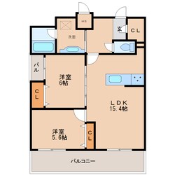 ALOFTⅡ（D)の物件間取画像